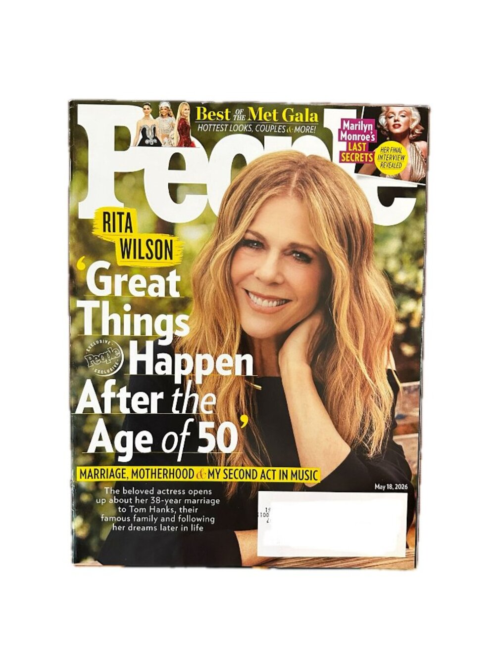 People Magazine May 18 2026 Rita Wilson Best of the Met Gala Marilyn Monroe